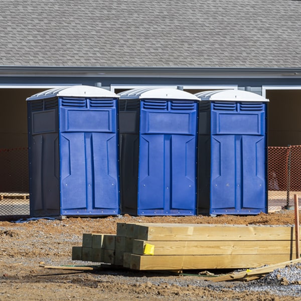can i customize the exterior of the porta potties with my event logo or branding in Webb MS